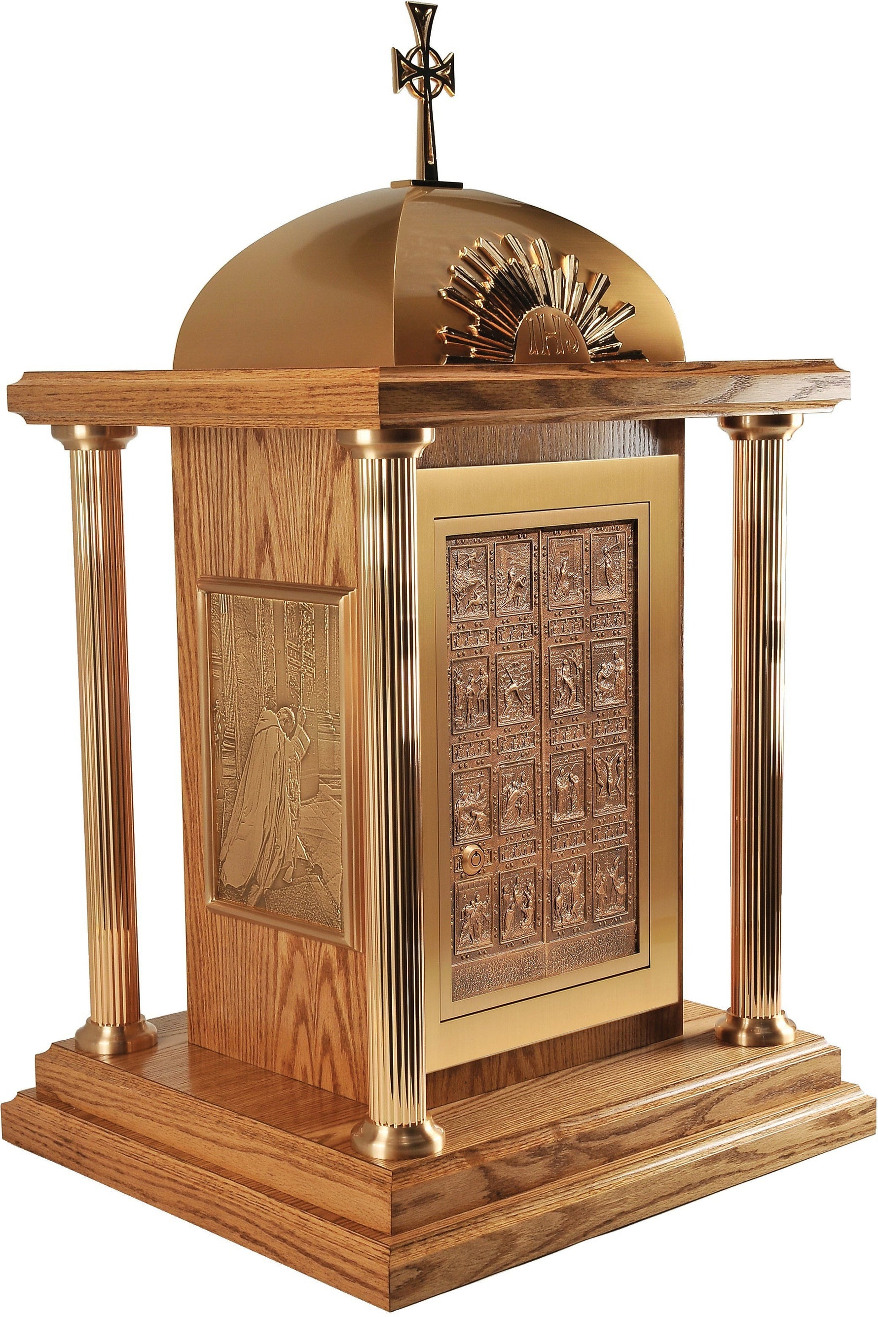 Porta Sancta Tabernacle - QF31TAB45-Church Life-Empire Bronze-Size A-Michigan Church Supply