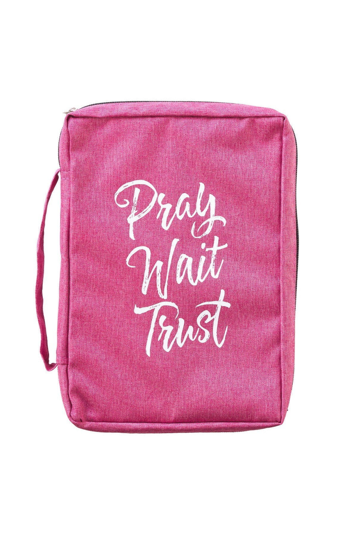 Pray Wait Trust Bible Case - GCBB660-Inspirational Gifts-Christian Art Gifts-Large-Michigan Church Supply