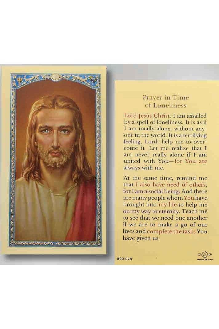 Prayer in Time of Loneliness - TA800078-Inspirational Gifts-Hirten-Michigan Church Supply