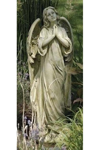 Praying Angel Garden Figure - LI42512-Inspirational Gifts-Roman, Inc-Michigan Church Supply