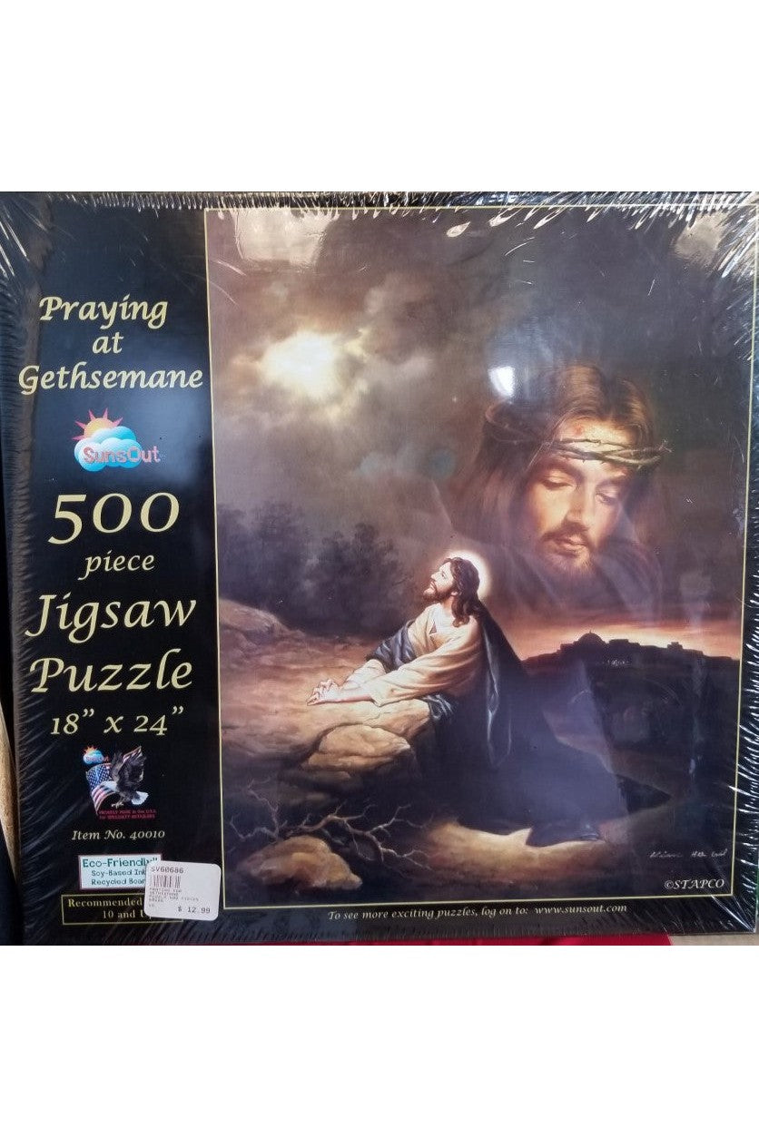 Praying at Gethsemane Puzzle - SV60686-Inspirational Gifts-Swanson-Michigan Church Supply