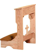 Prie Dieu AI2122-Church Life-Woerner-22"w x 21"d x 32"h-With Shelf-Michigan Church Supply