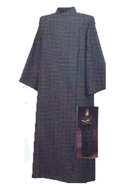 Priest Alb in Terlenka - WN11-61-Church Life-Art Studio Slabbinck-SK - 37" Chest 55" Back-Black-Michigan Church Supply