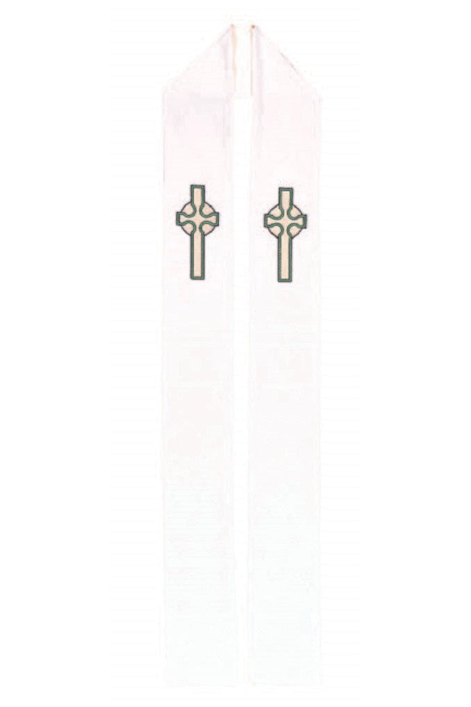 Priest Stole- TF613-Church Life-Harbro-Off-White-Michigan Church Supply