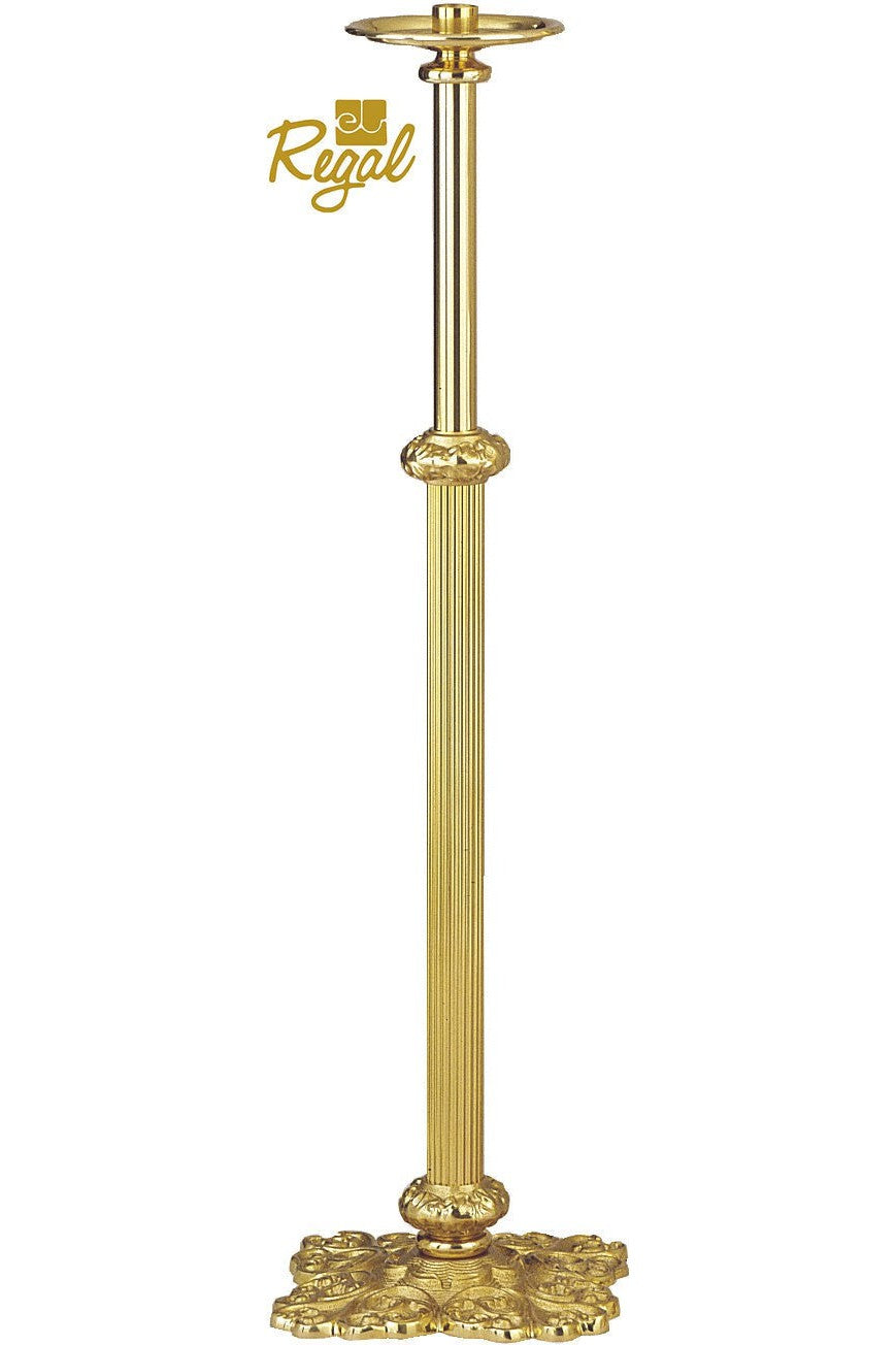 Processional Candlestick - QF61FC93P-Church Life-Empire Bronze-Fixed-Michigan Church Supply