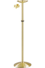 Processional Candlestick - QF64FC97-Church Life-Empire Bronze-Fixed-Satin-Michigan Church Supply