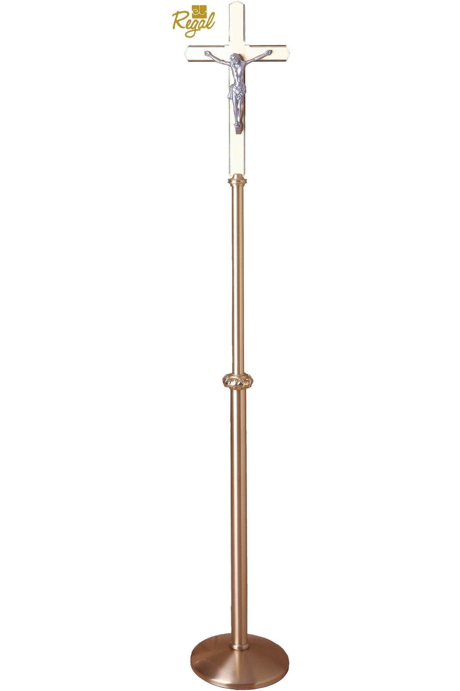 Processional Cross - QF23PC84-Church Life-Empire Bronze-Combination-Michigan Church Supply