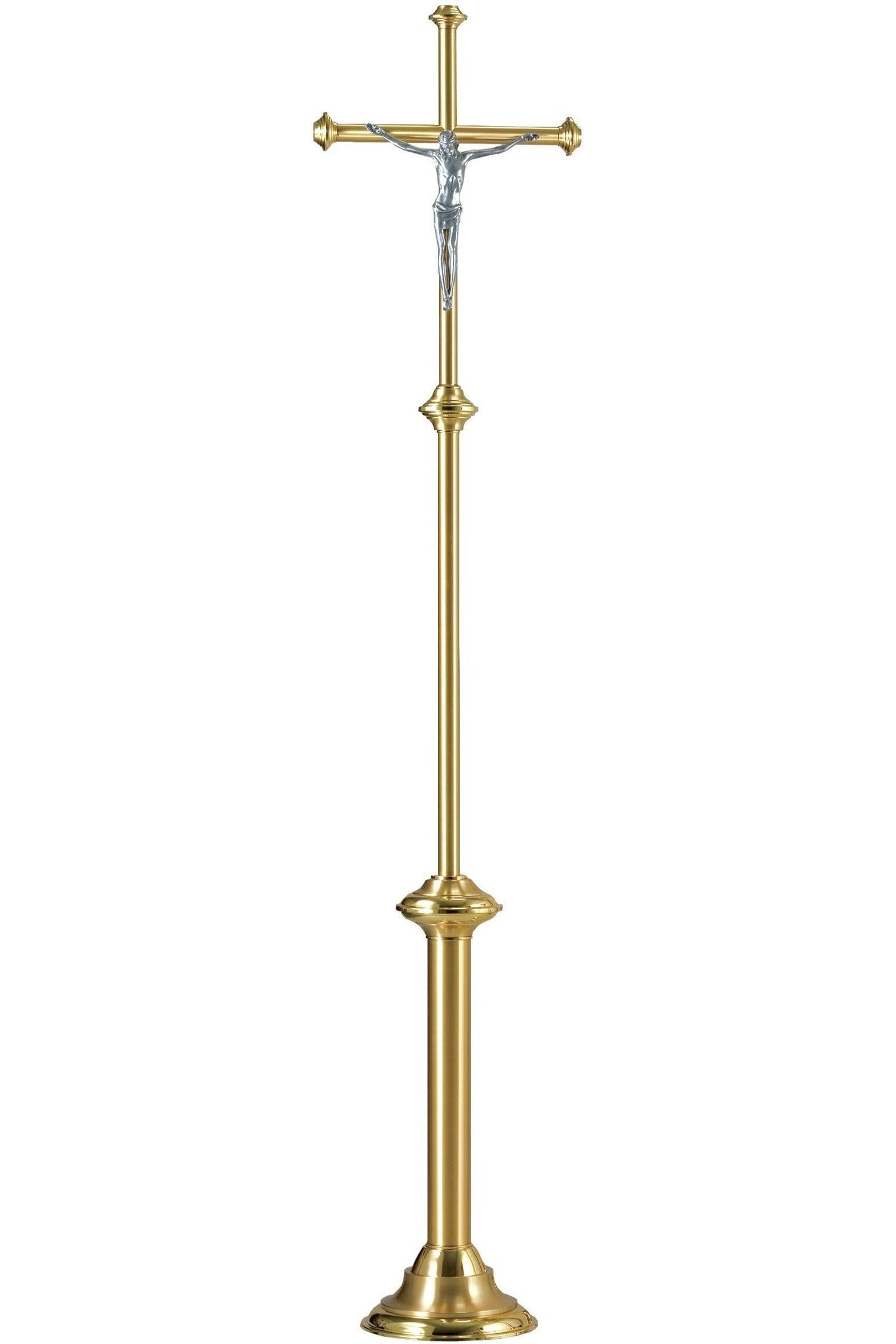 Processional Cross with stand - DO1930-Church Life-MCS-DO-Michigan Church Supply