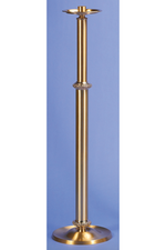 Processional Paschal Candlestick - QF70FC20-P-Church Life-Empire Bronze-Combination-Michigan Church Supply