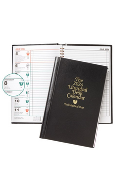 *Pre Order* The 2026 Liturgical Desk Calendar - Ecclesiastical year - Hardcover - UR2026C/HDCOVER