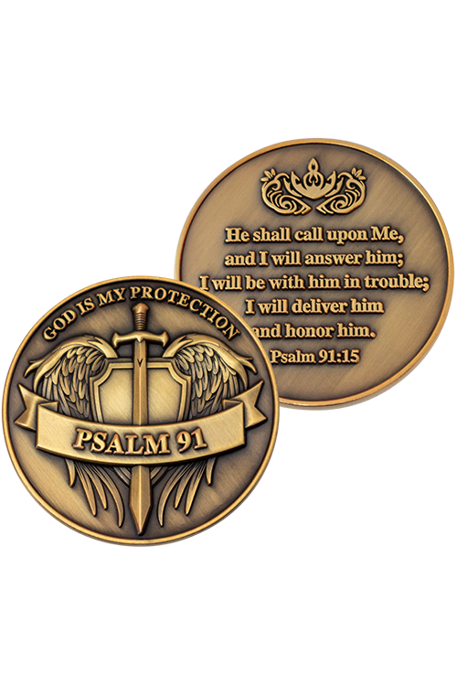 Psalms 91 Coins - FRCOIN39-4-Inspirational Gifts-Logos Trading Post-Michigan Church Supply