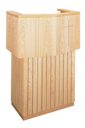 Pulpit - AI3720-Church Life-Woerner-With Cross Design-Michigan Church Supply