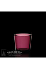 Purple 10 Hour Votive Glasses - YS200-PU-Church Life-Cathedral Candle-Michigan Church Supply