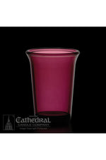 Purple 24 Hour Votive Glasses - YS204-PU-Church Life-Cathedral Candle-Michigan Church Supply