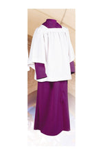 Purple Altar Server Roman Cassocks with Button Front - UT215U-Church Life-Abbey Brand-7-Michigan Church Supply