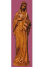 Queen of Peace-Lady of Medjugorie WJSA2492C-Inspirational Gifts-Space Age Plastics-Wood Stain-Michigan Church Supply