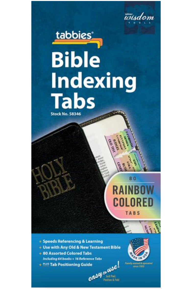 Rainbow Bible Indexing Tabs Old & New Testament - 9789900493464-Inspirational Gifts-Spring Arbor-Michigan Church Supply