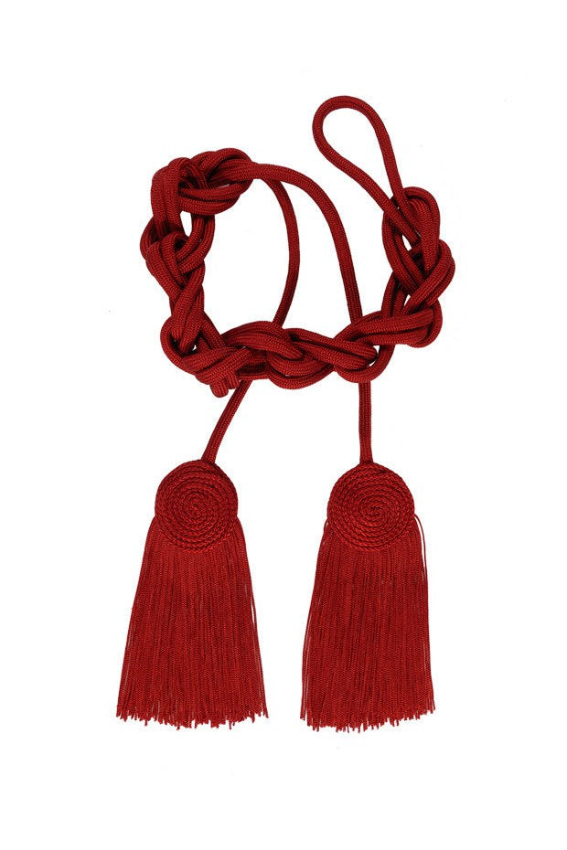 Red Priest Tassel Cincture - VL9009 166"-Church Life-MCS-VL-Red-Michigan Church Supply