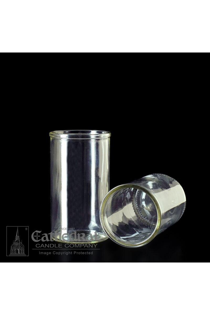 Reusable Glass Globes - Crystal (3-Day) UM1614-50-Church Life-Cathedral Candle-Michigan Church Supply