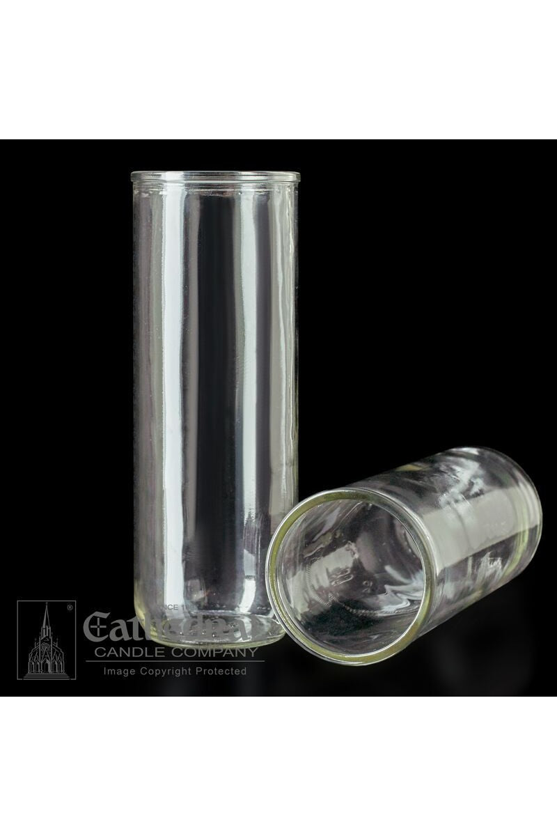 Reusable Glass Globes - Crystal (5,6,7-Day) - UM1615-50-Church Life-Cathedral Candle-Michigan Church Supply