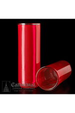 Reusable Glass Globes - Ruby (5,6,7-Day) - UM1615-47-Church Life-Cathedral Candle-Michigan Church Supply