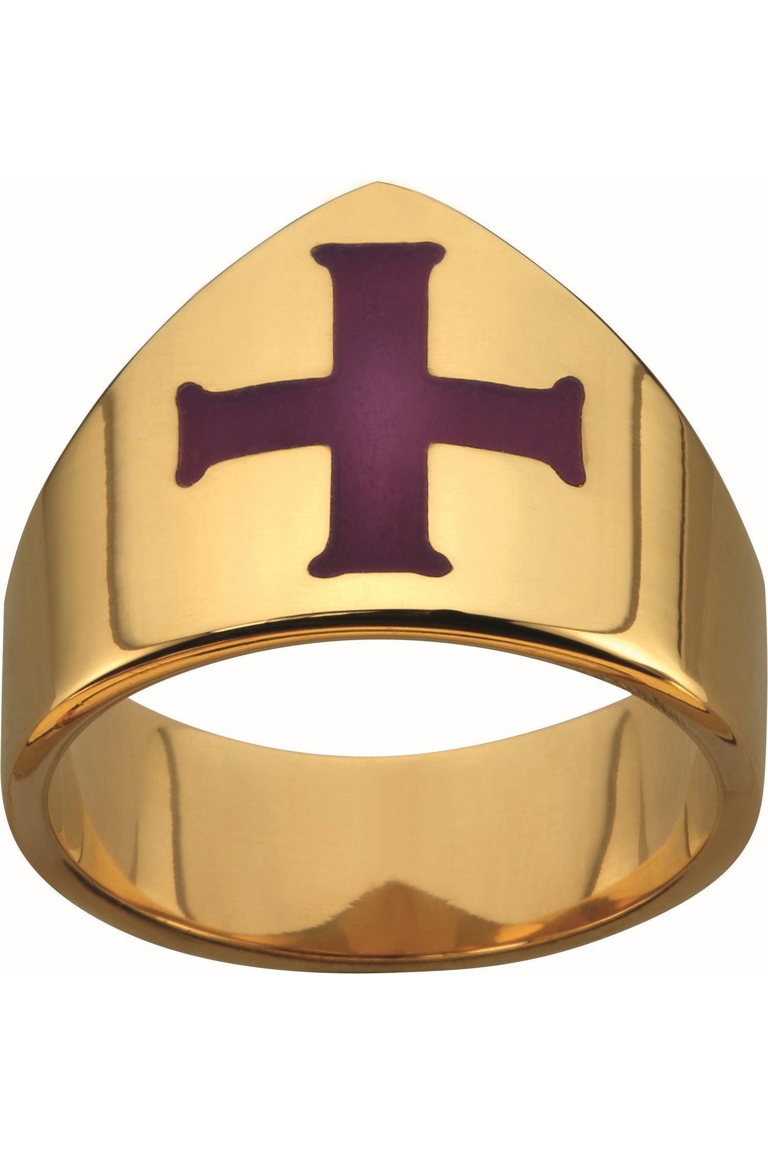 Ring-EW770-Church Life-Molina/Artistic Silver-Sterling Silver Gold Plated with Enamel-Michigan Church Supply