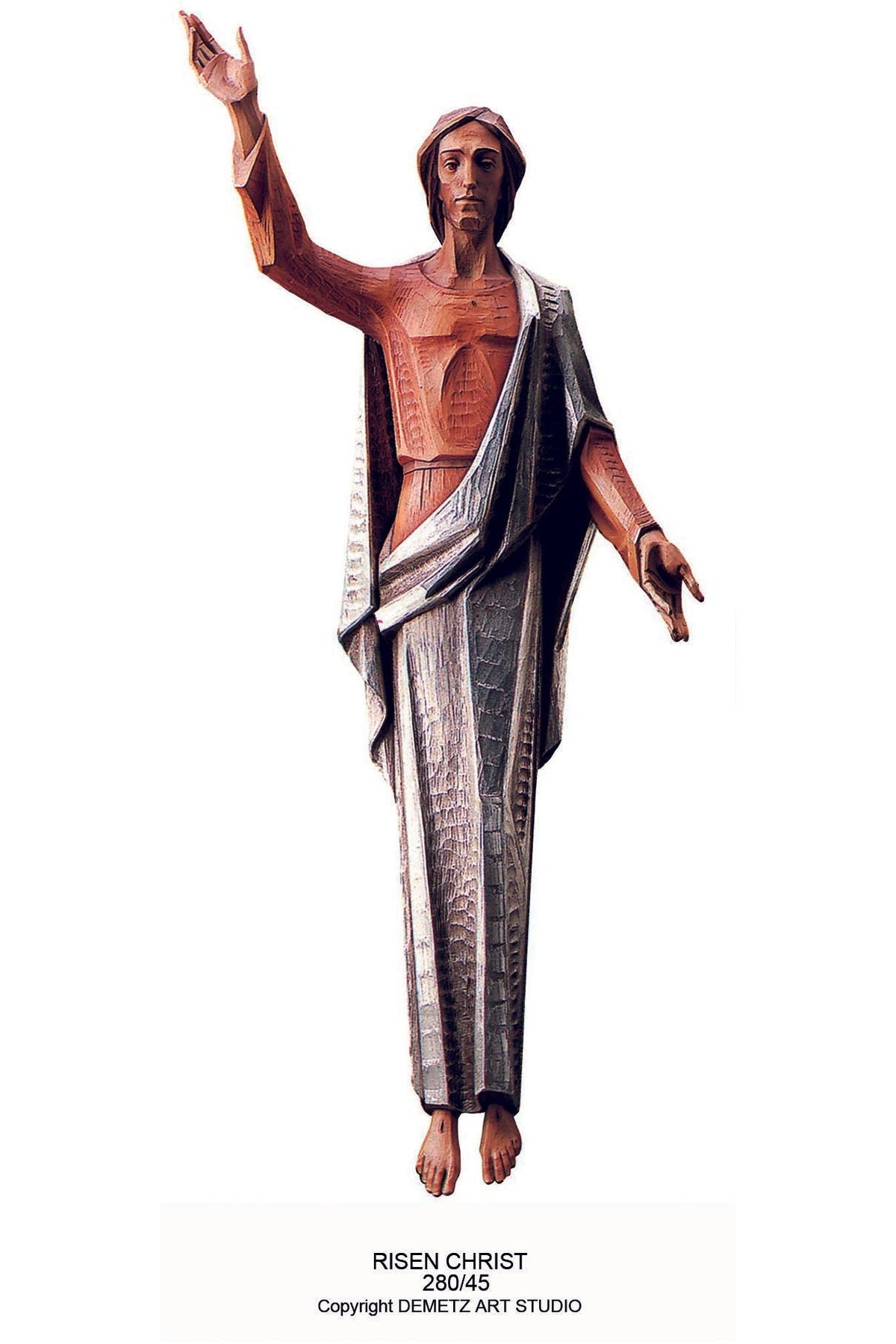 Risen Christ - 3/4 Relief - HD28045-Church Life-Demetz-Fiberglass 36"-Michigan Church Supply