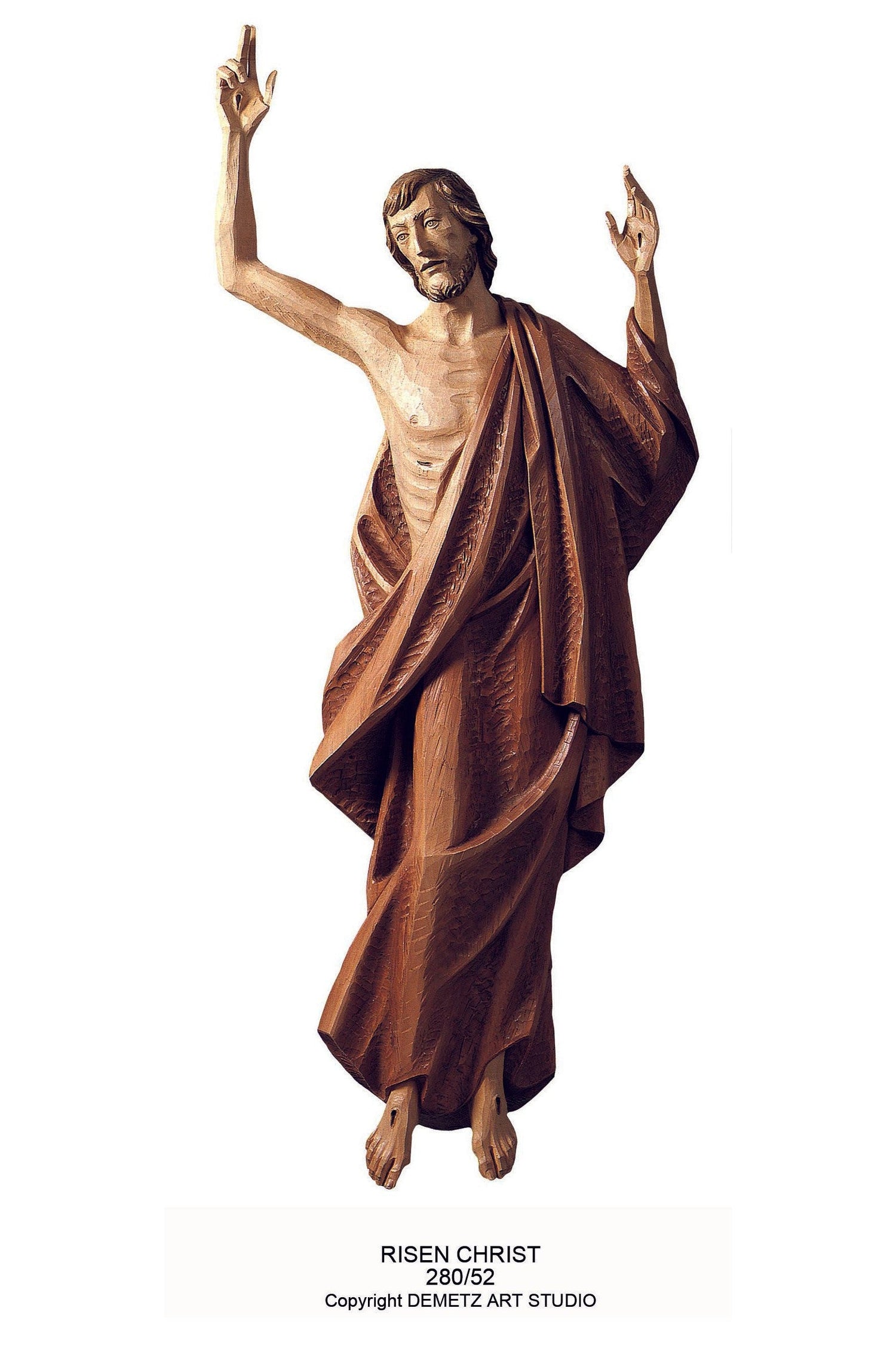 Risen Christ - 3/4 Relief - HD28052-Church Life-Demetz-Michigan Church Supply