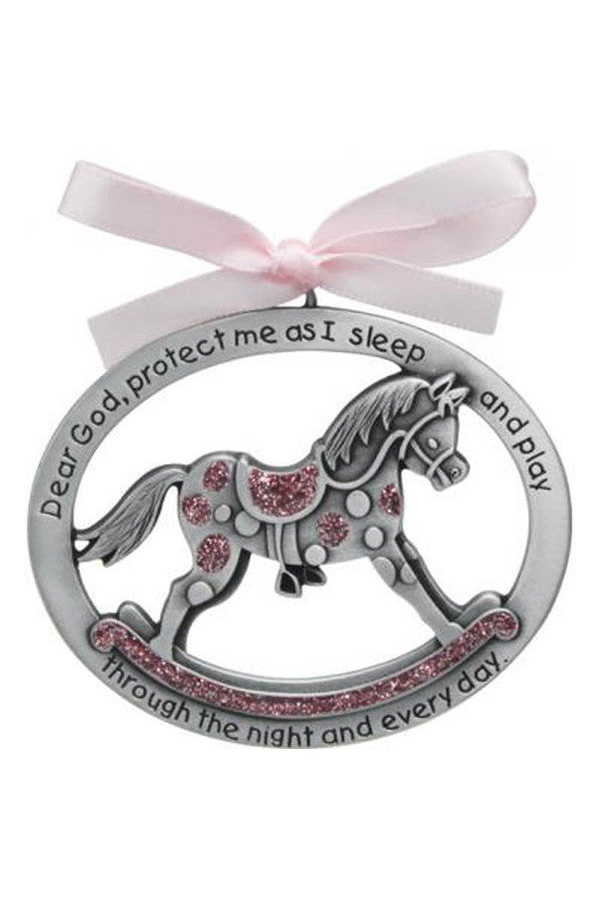 Rocking Horse Crib Medal - GECM15P-Inspirational Gifts-Cathedral Art Medal and CA Gifts-Michigan Church Supply