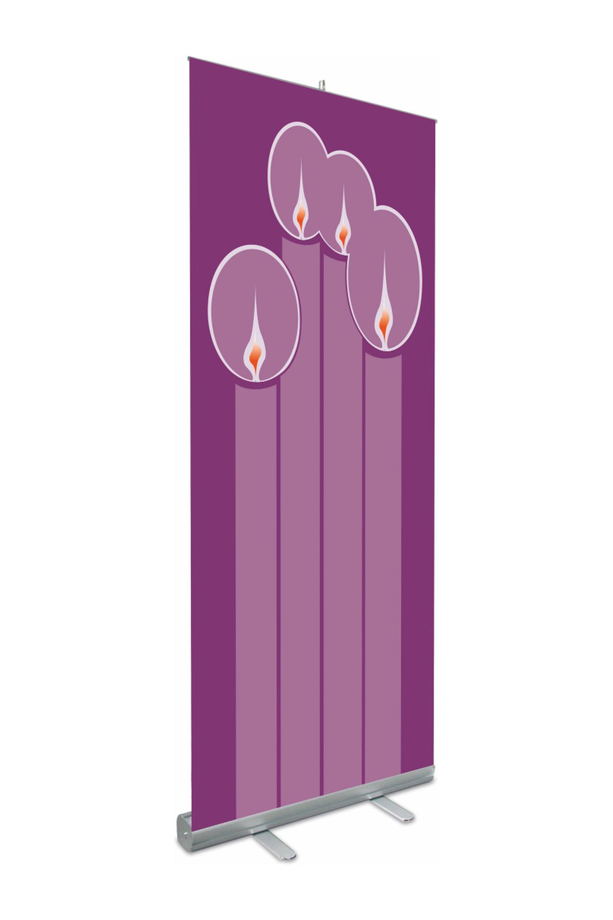 Roll-Up Banners Advent Candles - WN7319-Church Life-Art Studio Slabbinck-Michigan Church Supply