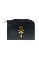 Rosary Case with Chi-Rho symbol - Blue and Black - TA1676-Inspirational Gifts-Hirten-Black-Michigan Church Supply