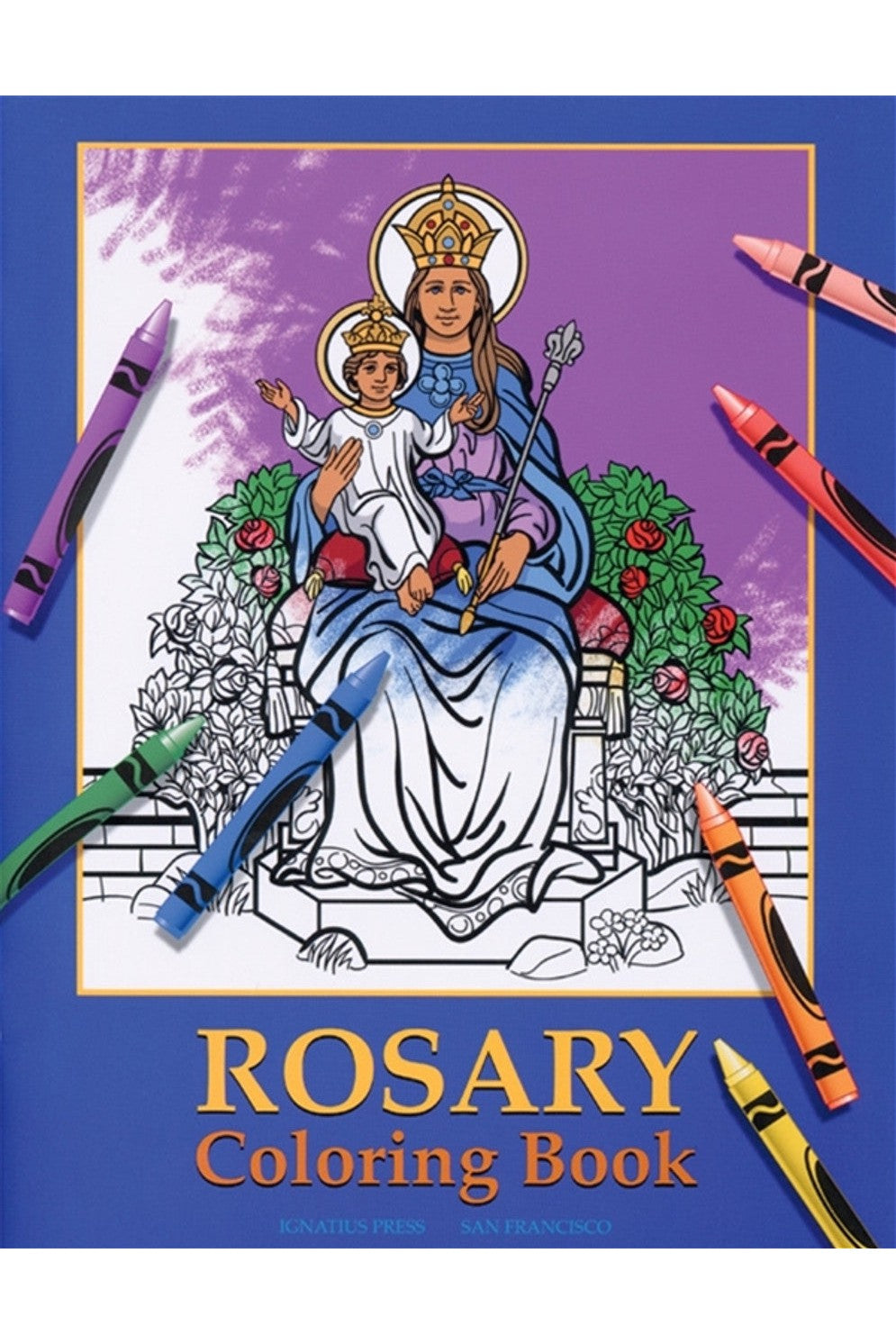 Rosary Coloring Book - IPCBPRP-Inspirational Gifts-Ignatius Press-Michigan Church Supply