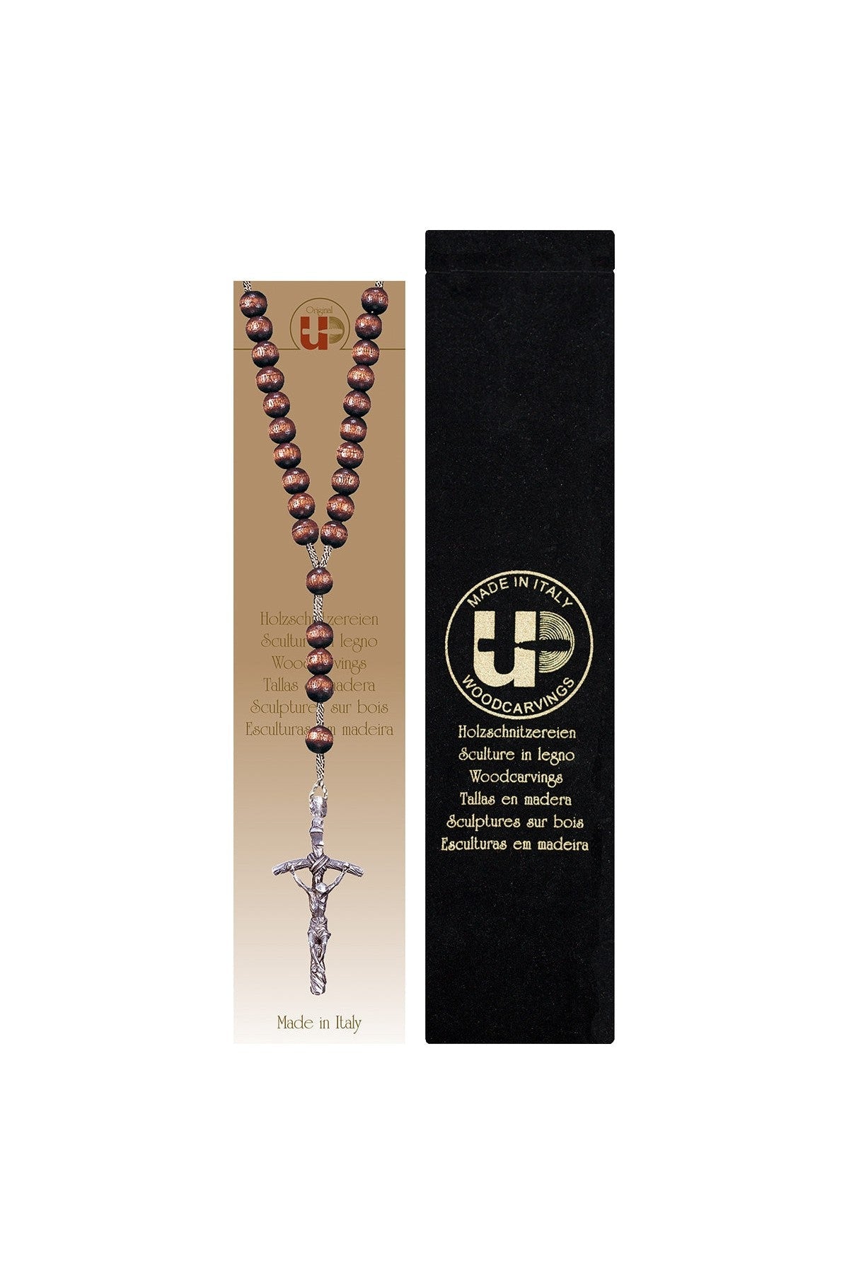 Rosary Exclusive Brown - YK400102S-Inspirational Gifts-Ulrich-Michigan Church Supply