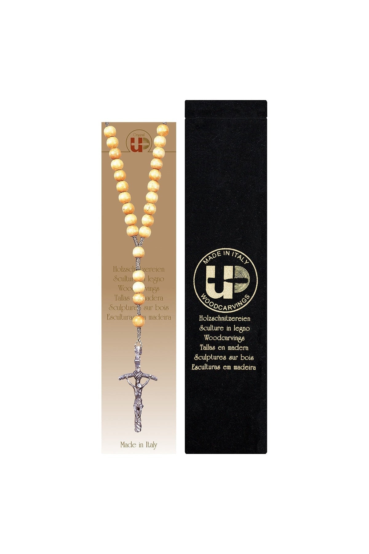 Rosary Exclusive Wood-tone - YK400101S-Inspirational Gifts-Ulrich-Michigan Church Supply