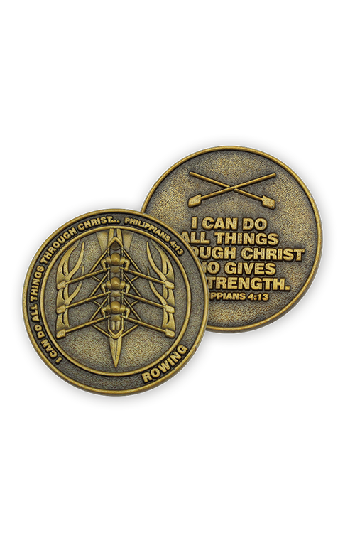 Rowing Team Coins - FRSPORTS15-4-Inspirational Gifts-Logos Trading Post-Michigan Church Supply