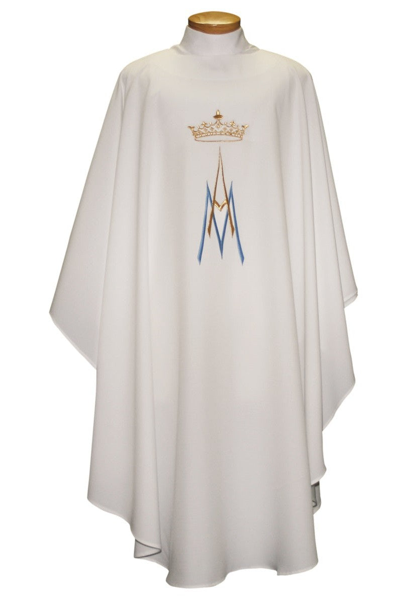 SL2029 Embroidered Chasuble-Church Life-Beau Veste-Embroidered Front Only-Michigan Church Supply