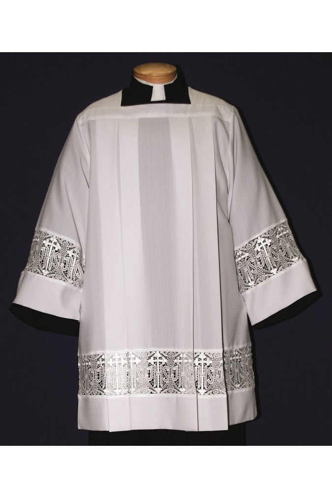 SL4216S - Priest Square Yoke Surplice-Church Life-Beau Veste-X-Small-Michigan Church Supply