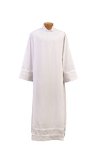 SL4334 Summertime Alb with 1" White Bands-Church Life-Beau Veste-X-Small-Michigan Church Supply