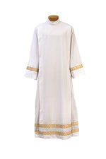 SL4340 Summertime Alb with 1" Gold Bands-Church Life-Beau Veste-X-Small-Michigan Church Supply