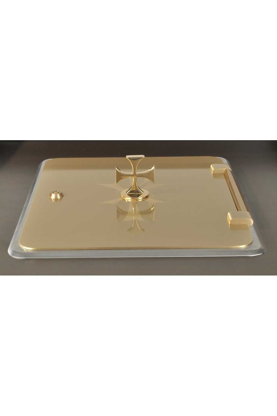 Sacrariums - QF31SCM62-Church Life-Empire Bronze-A-Hinged Cover & Lock-Michigan Church Supply