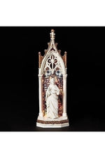 Sacred Heart Arched Window Figure LED 11.75" - LI601295-Inspirational Gifts-Roman, Inc-Michigan Church Supply