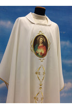 Sacred Heart Chasuble - SO645-Church Life-Solivari-Michigan Church Supply