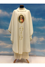 Sacred Heart Chasuble - SO645-Church Life-Solivari-Michigan Church Supply