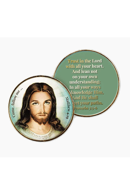 Sacred Heart Coins - FRCOIN19-4-Inspirational Gifts-Logos Trading Post-Michigan Church Supply