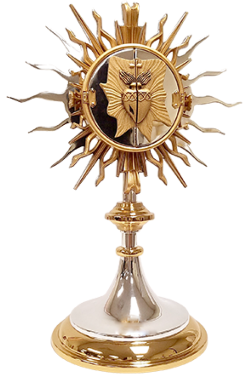 Sacred Heart Exposition Monstrance - DOM390-Church Life-MCS-DO-Michigan Church Supply