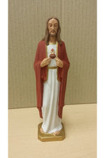 Sacred Heart Plastic Statue 7" - RS521-Inspirational Gifts-Michigan Church Supply-1+-Michigan Church Supply