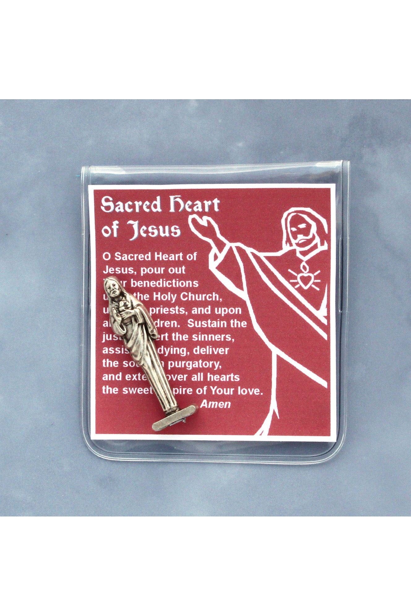 Sacred Heart of Jesus Prayer Folder - HX83SSHJ-Inspirational Gifts-Devon-Michigan Church Supply