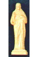 Sacred Heart of Jesus plastic statue - WJ1854R-Inspirational Gifts-Space Age Plastics-Michigan Church Supply