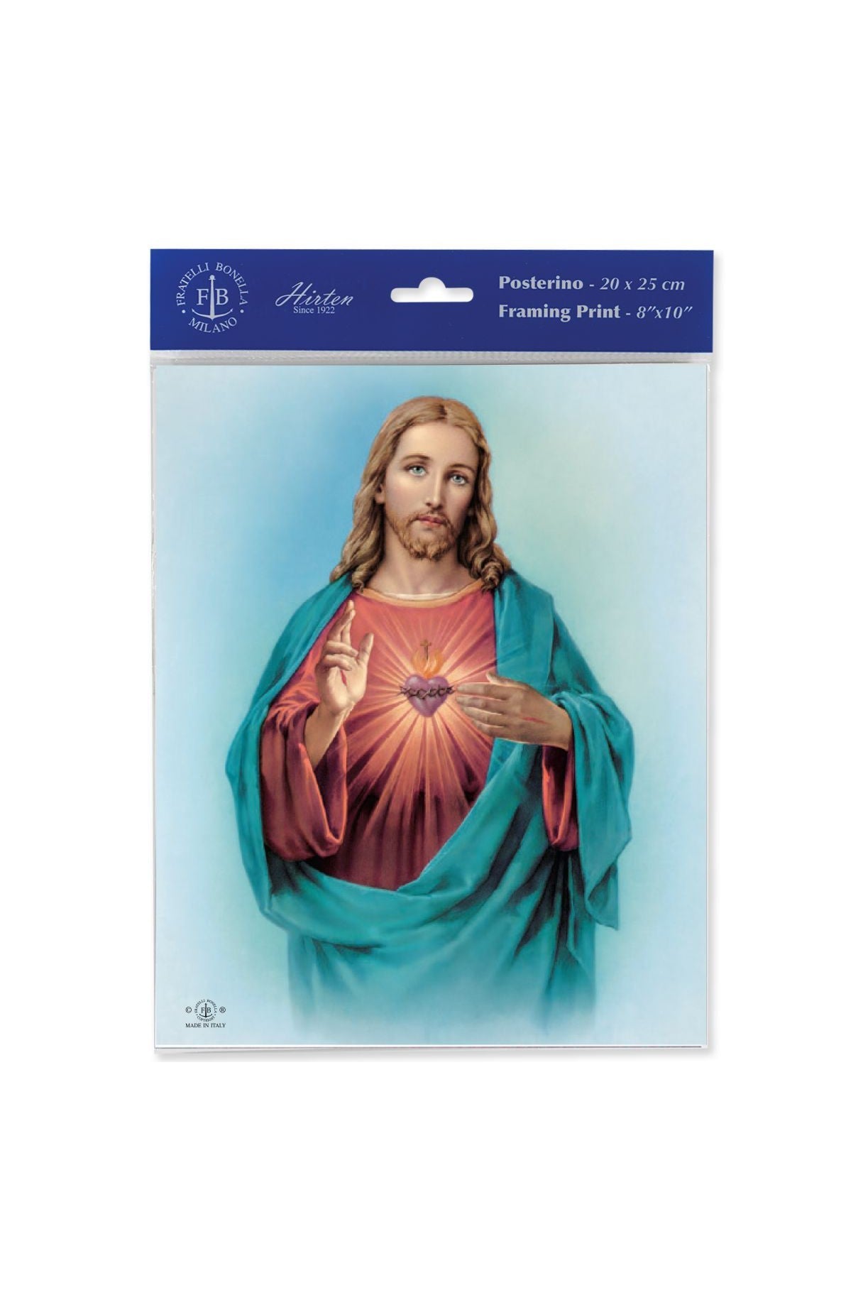 Sacred Heart of Jesus print - TAP810-101-Michigan Church Supply-Michigan Church Supply