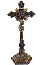 Saint Benedict Altar Crucifix - ZWSR77286-Church Life-Goldscheider of Vienna-Michigan Church Supply